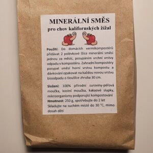 Minerální směs - chov kalifornských žížal