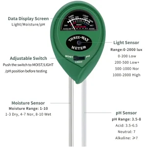 Pôdny senzor - parametre
